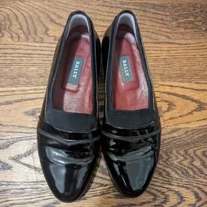 Bally | Shoes | Bally Black Banner Patent Leather Mens Dress  display picture 1